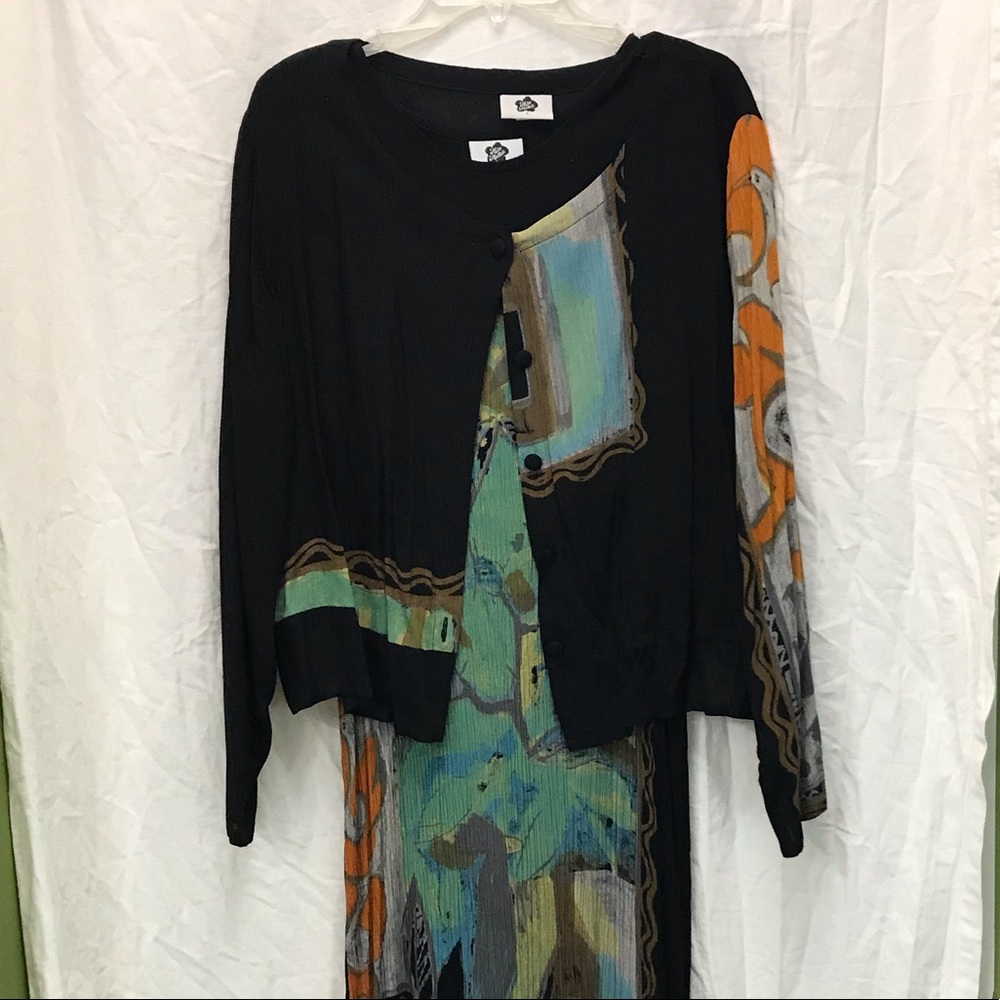 Hilo Hattie Dress Sweater Set